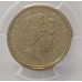 AUSTRALIA 2000 . ONE 1 DOLLAR COIN . ERROR . MULE . STRUCK ON TEN 10 CENTS